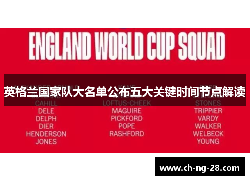 英格兰国家队大名单公布五大关键时间节点解读