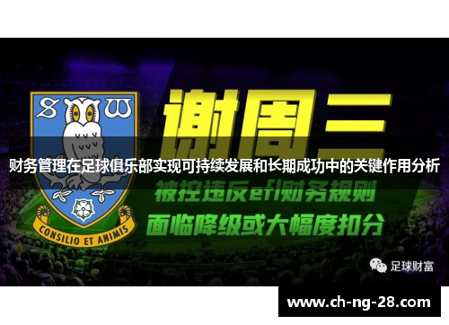 财务管理在足球俱乐部实现可持续发展和长期成功中的关键作用分析