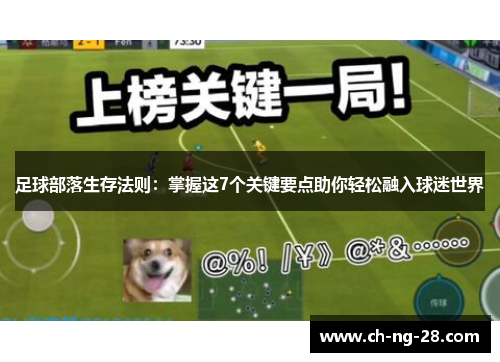 足球部落生存法则：掌握这7个关键要点助你轻松融入球迷世界
